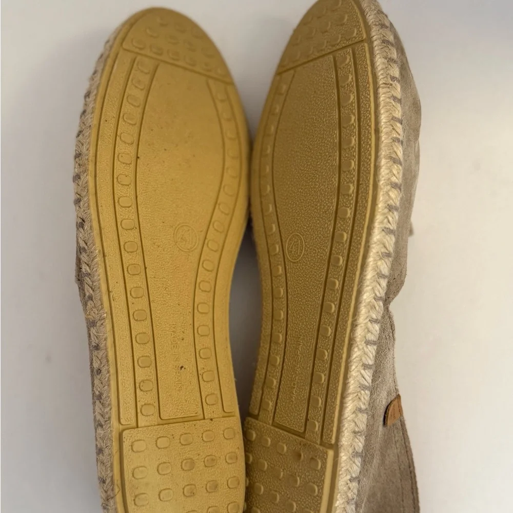 Verbenas Carmen Espradille Tan Leather Loafers #41 US Men’s 8/Women’s 10 NEW